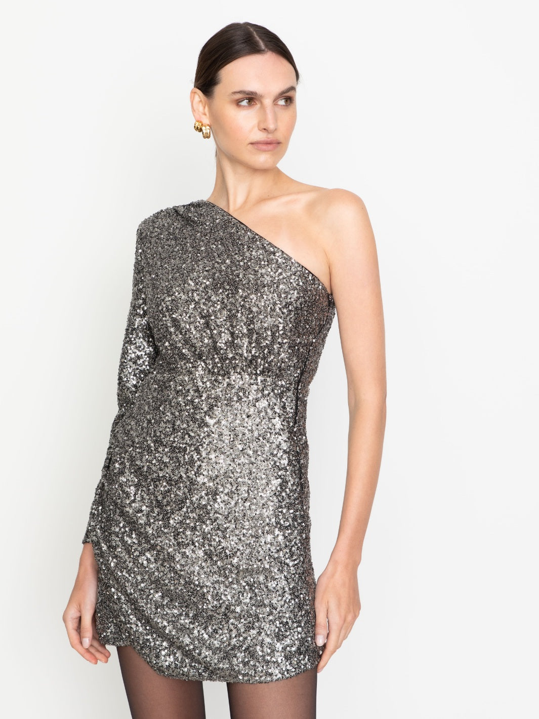 green emerald velvet dress Venus Sequin Dress Medium / Pink